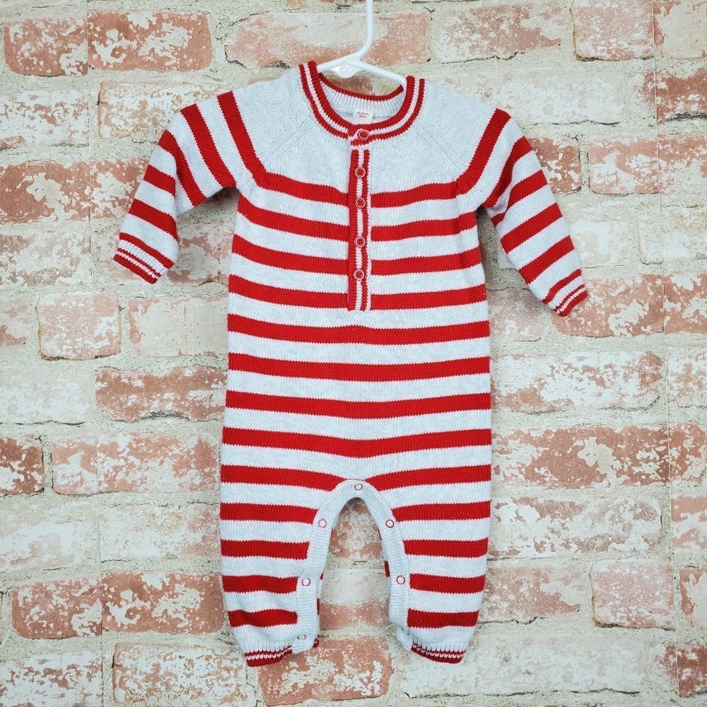 Cat & Jack Sweater Bodysuit 0-3 Months - Picture 1 of 4